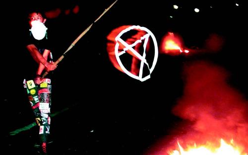 Jakarta, Indonesia, protesta contro l’ex presidente Suharto, 2000